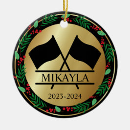 Enfeites de natal da Banda de Marcha da Guarda de 