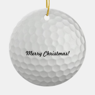 Enfeites de natal da bola de golfe