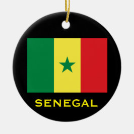 Enfeites de natal da circular de Senegal