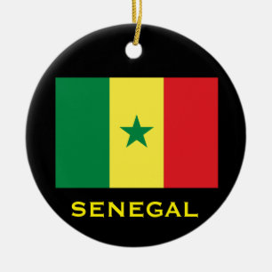 Enfeites de natal da circular de Senegal