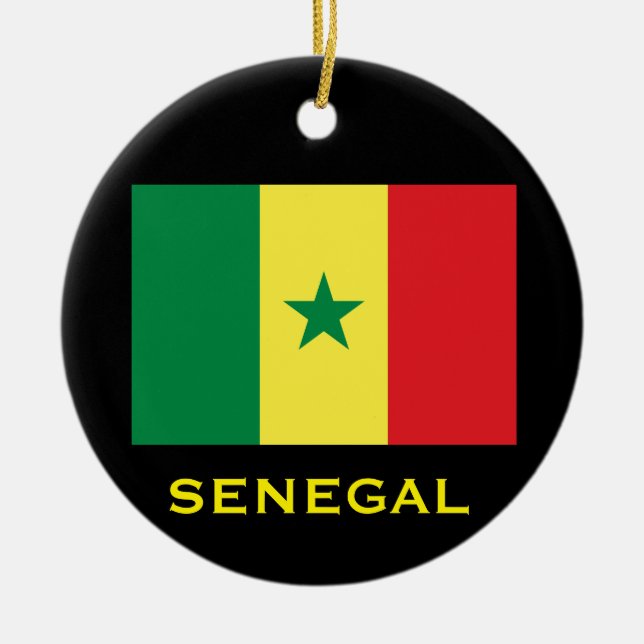 Enfeites de natal da circular de Senegal (Frente)