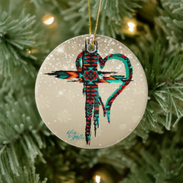 Enfeites de natal Da Cruz Sudoeste E Do Coração