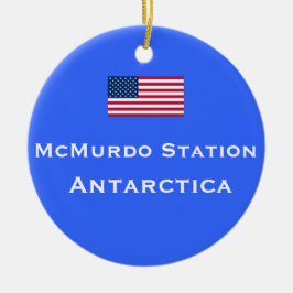 Enfeites de natal da estação de McMurdo