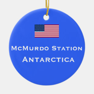 Enfeites de natal da estação de McMurdo