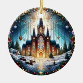 Enfeites de natal da Igreja de Vidro Manteiga