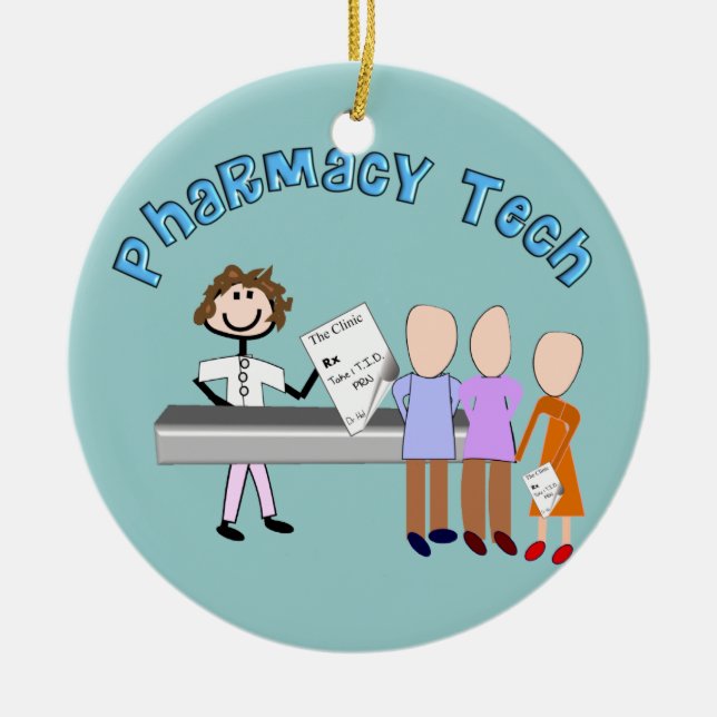 Enfeites de natal da prescrição da tecnologia da (Frente)