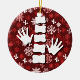 Enfeites de natal da quiroterapia