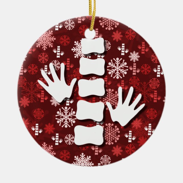 Enfeites de natal da quiroterapia (Frente)