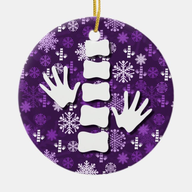 Enfeites de natal da quiroterapia (Frente)