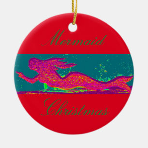 enfeites de natal da sereia