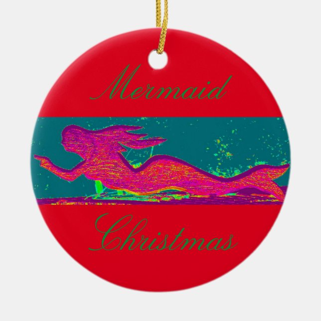 enfeites de natal da sereia (Frente)