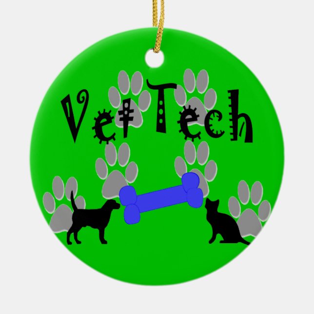 Enfeites de natal da tecnologia do veterinário (Frente)