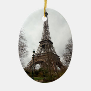 Enfeites de natal da torre Eiffel