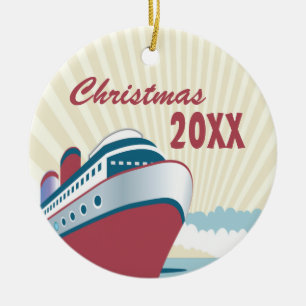 Enfeites de natal das memórias do cruzeiro