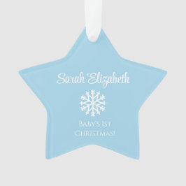 Enfeites de natal de 1 rua do Star Baby | Qualquer