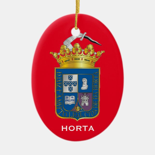 Enfeites de natal de Açores Horta Faial (Frente)