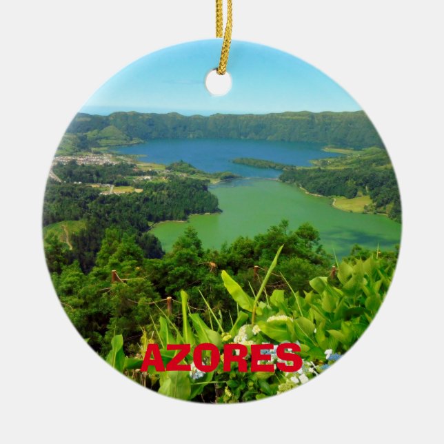 Enfeites de natal de Açores Sete Cidades (Frente)