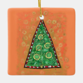 Enfeites de natal de anéis de cinco Ouros