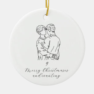 Enfeites de natal de aniversário (amor estranho)