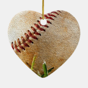 Enfeites de natal de beisebol