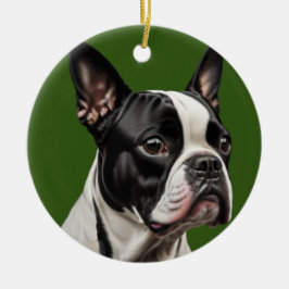 Enfeites de natal de Boston Terrier