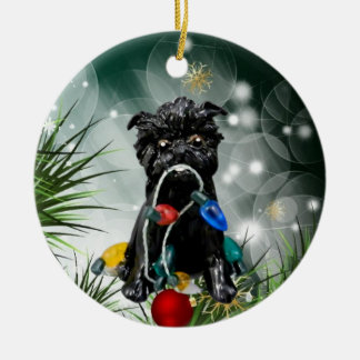 Enfeites de natal de Cães Affenpinscher
