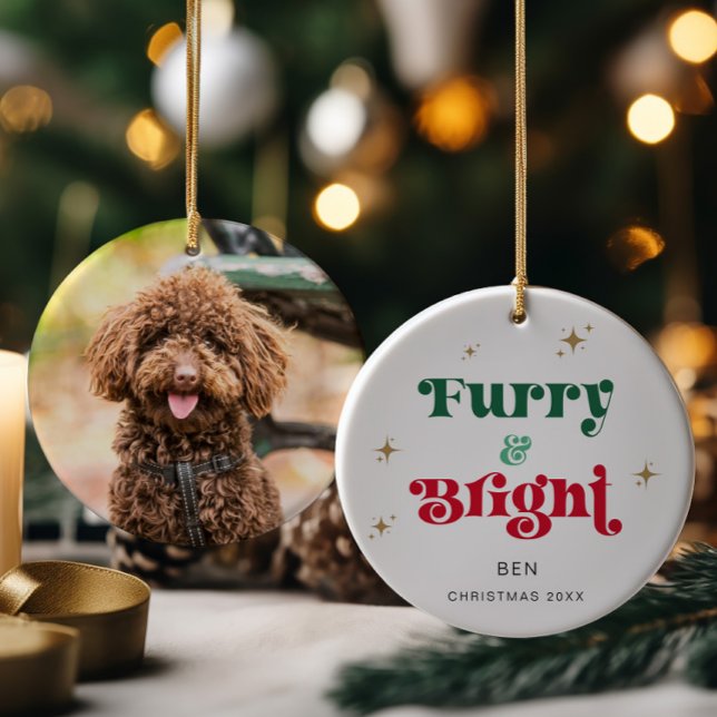 Enfeites de natal de Cães Foto de Pet Furry e Brig (Criador carregado)