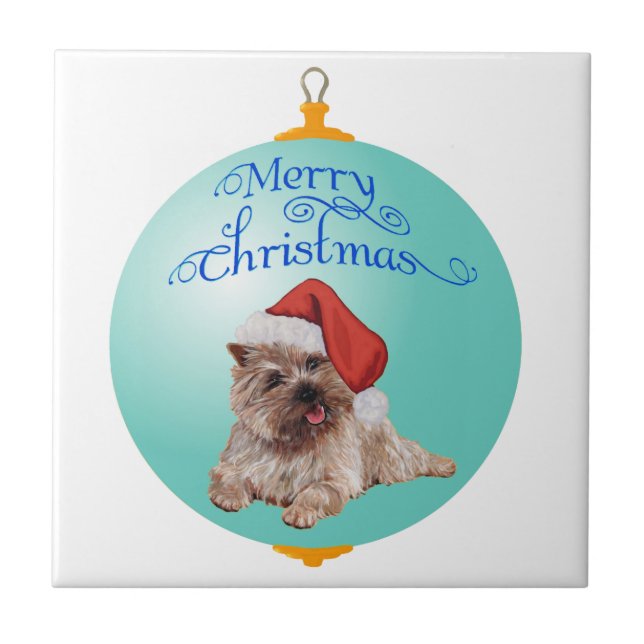 Enfeites de Natal de Cairn Terrier (Frente)