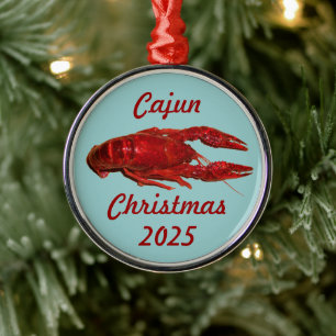 Enfeites de natal de Cajun dos lagostins
