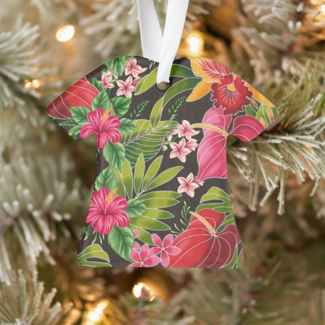 Enfeites de natal de Camisas Aloha Havaiano (Árvore)