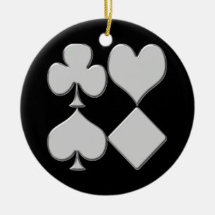 Enfeites de natal de Cartão de Poker