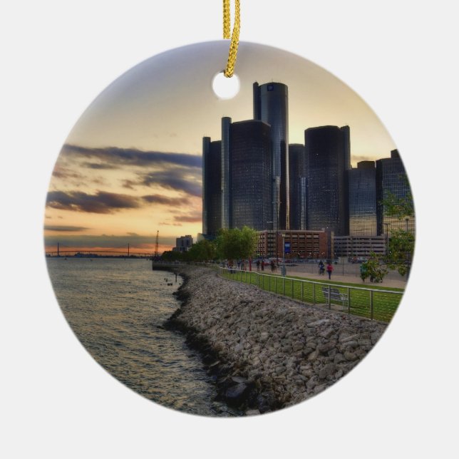 Enfeites de natal de Detroit (Frente)