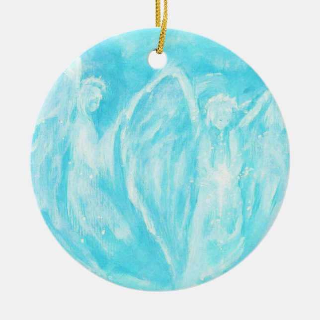 Enfeites de natal de dois amigos das irmãs dos (Frente)