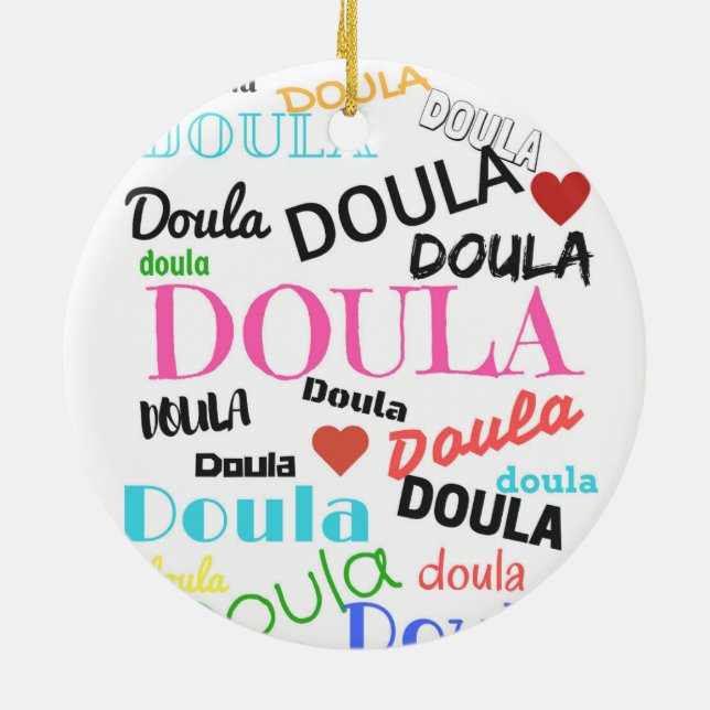 Enfeites de natal de Doula (Traseira)