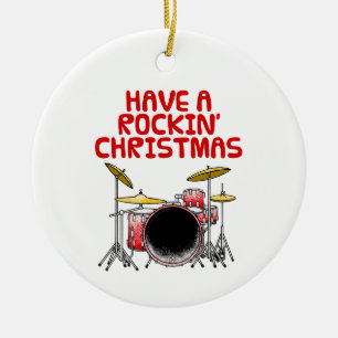Enfeites de natal de Drummer Musical
