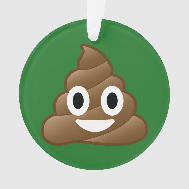 Enfeites de natal de Emoji do tombadilho (Frente)