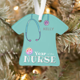 Enfeites de natal de Enfermeiros Personalizados