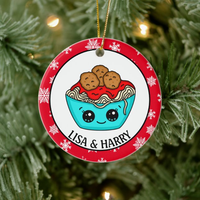 Enfeites de natal de espaguete | Arma Romântico (Árvore)