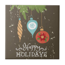 Enfeites de natal de Férias Felizes Decorativos