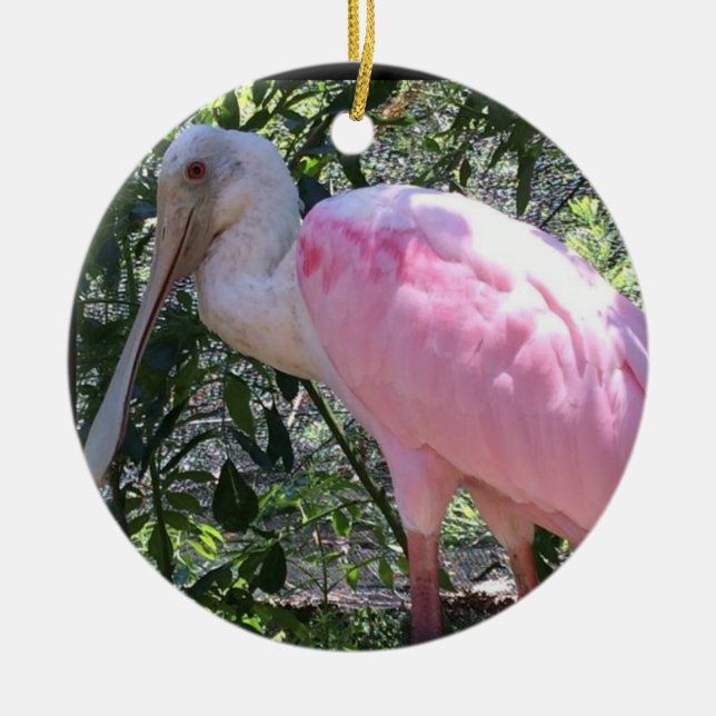 ENFEITES DE NATAL DE FLAMINGO CUTIE PINK (Frente)
