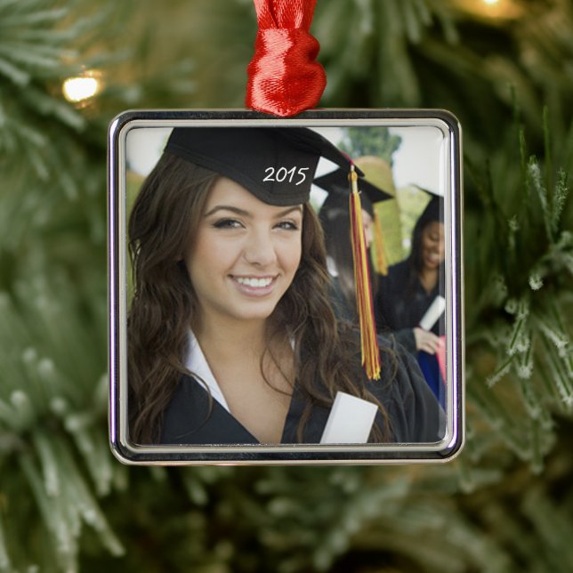 Enfeites de natal de Foto de Graduação (Árvore)