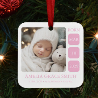 Enfeites de natal de Fotografia do Stat da Menina 