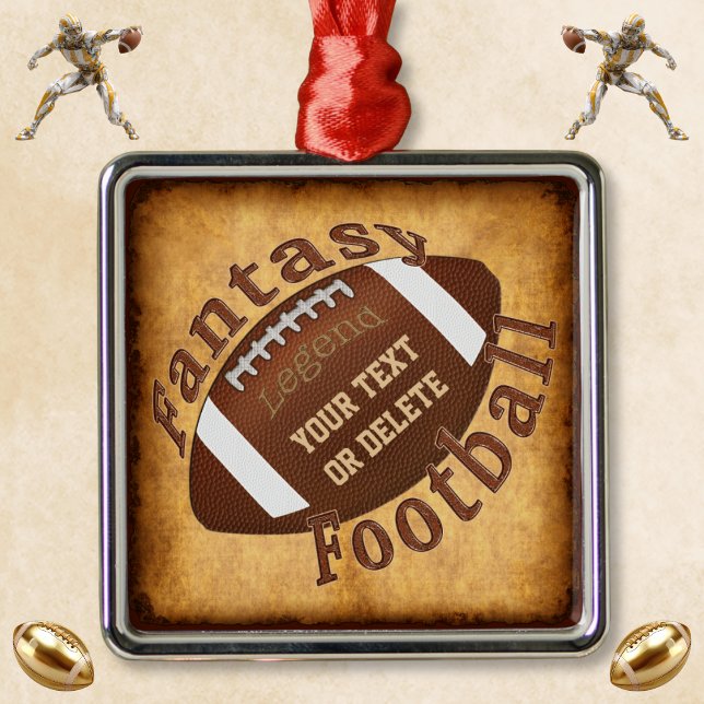 Enfeites de natal de futebol de fantasia personali (Fantasy football Christmas ornaments. Fantasy football gifts for loser, fantasy football gift.)