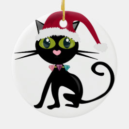 Enfeites de natal de Gato Preto