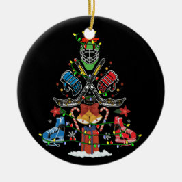 Enfeites de natal De Hóquei Em Gelo, Engraçado Xma