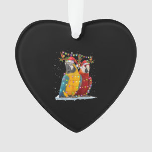 Enfeites de natal de Luz de Parrot Reindeer Xmas