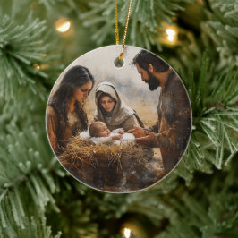 Enfeites de natal de Natal da Família Santa