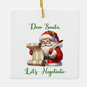 Enfeites de natal de Negociação do Vamos de Prezad