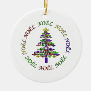 Enfeites de natal de Noel da árvore da flor de li