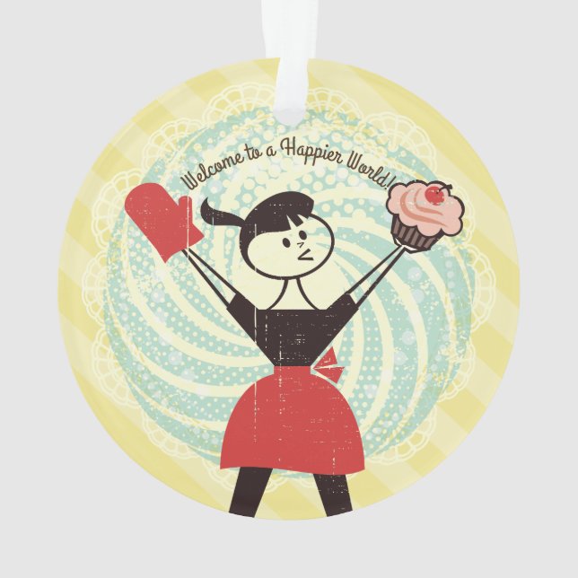 Enfeites de natal de padaria para dona de cupcake (Verso)